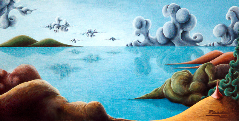 Evolutionary - acrylic on canvas - 110 x 70 cm